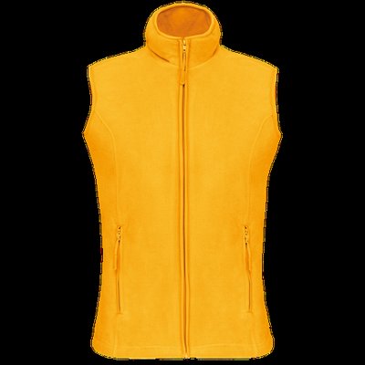 Chaleco micropolar para chica Amarillo 3XL