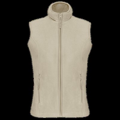 Chaleco micropolar para chica Beige 4XL