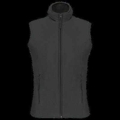 Chaleco micropolar para chica DARK GREY L