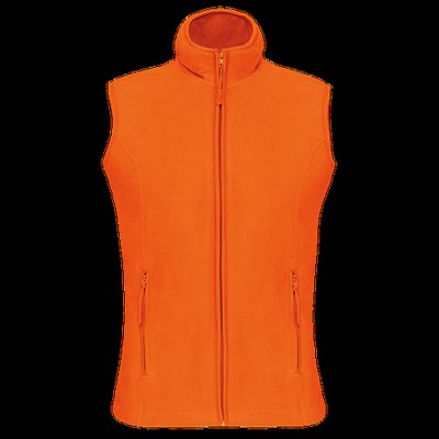 Chaleco micropolar para chica Naranja 3XL