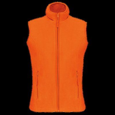 Chaleco micropolar para chica Orange XXL