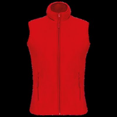 Chaleco micropolar para chica Rojo XS