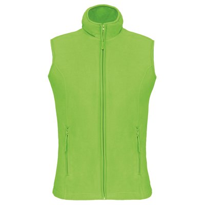 Chaleco micropolar para chica Verde 4XL