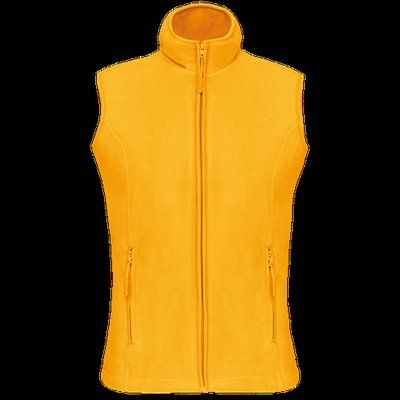 Chaleco micropolar para chica Yellow S