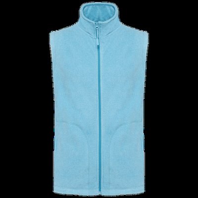 Chaleco micropolar hombre cremallera y bolsillos Cloudy blue heather L