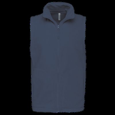 Chaleco micropolar hombre cremallera y bolsillos Deep Blue 3XL