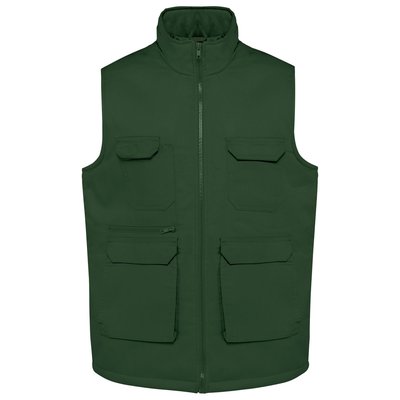 Chaleco multibolsillos unisex Verde S