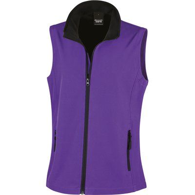 Chaleco Resistente al agua y cortavientos Purple / Black S