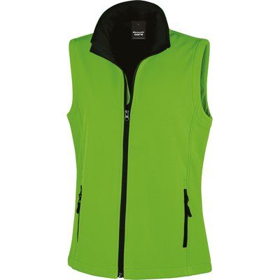 Chaleco Resistente al agua y cortavientos Vivid Green / Black XXL