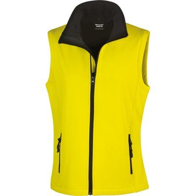 Chaleco Resistente al agua y cortavientos Yellow / Black XS