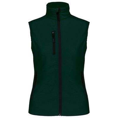 Chaleco sofshell mujer impermeable Bottle Green 3XL