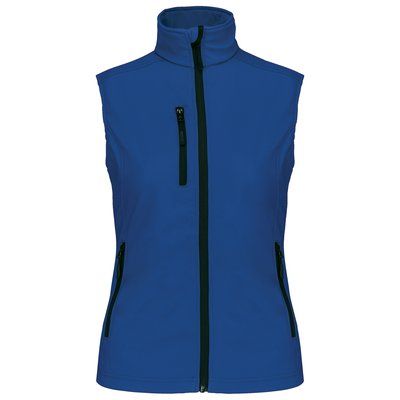 Chaleco sofshell mujer impermeable Dark Royal Blue 3XL