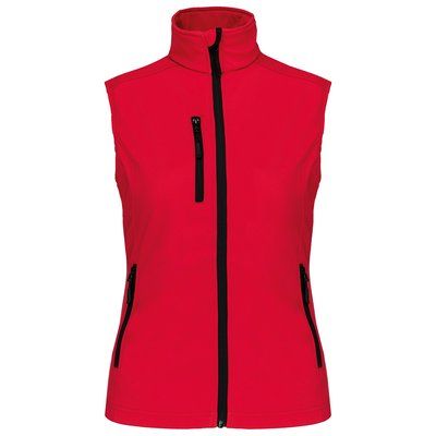 Chaleco sofshell mujer impermeable Red 4XL