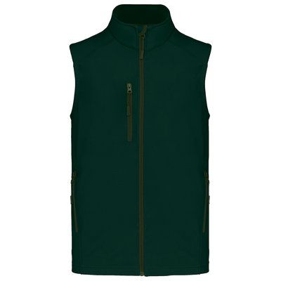 Chaleco softshell hombre impermeable Bottle Green M