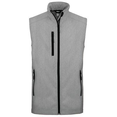 Chaleco softshell hombre impermeable Marl Grey S