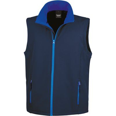 Chaleco Softshell hombre resistente al agua Navy / Royal L