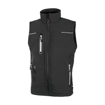 Chaleco softshell impermeable y resistente al viento Asphalt Grey S