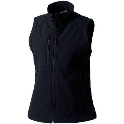 Chaleco Softshell mujer entallado Black L