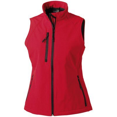 Chaleco Softshell mujer entallado Classic Red S