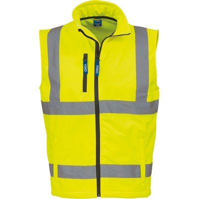 Chaleco Softshell con reflectante Hi Vis Yellow XXL