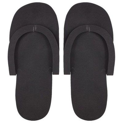 Chanclas Desechables Talla Única Negro