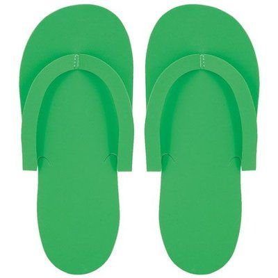 Chanclas Desechables Talla Única Verde