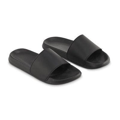 Chanclas Playa Tira Empeine Talla 38/39 Negro