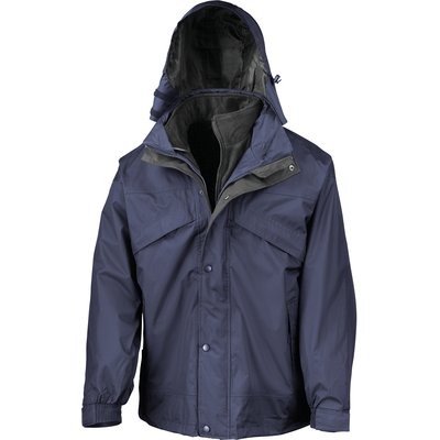 Chaqueta 3 en 1 impermeable Azul XL