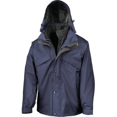 Chaqueta 3 en 1 impermeable Navy / Black S