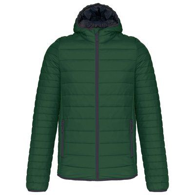 Chaqueta acolchada con capucha Forest Green 3XL