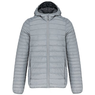 Chaqueta acolchada con capucha Gris XXL