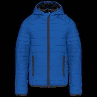 Chaqueta acolchada con capucha infantil Light Royal Blue 10/12 ans