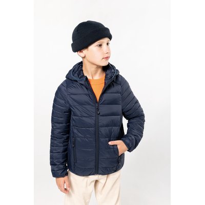 Chaqueta acolchada con capucha infantil