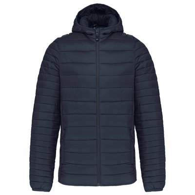 Chaqueta acolchada con capucha Navy XXL