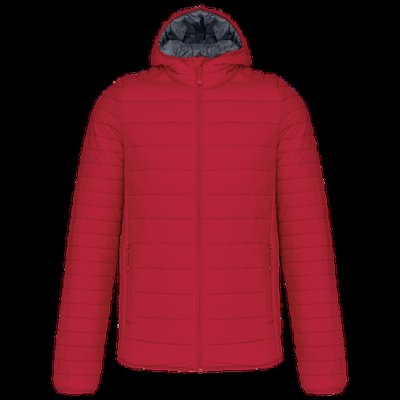 Chaqueta acolchada con capucha Rojo 4XL