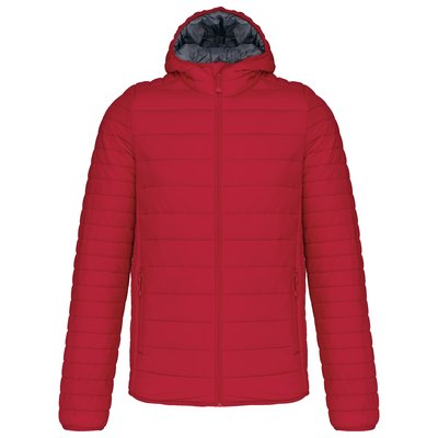 Chaqueta acolchada con capucha Rojo XXL