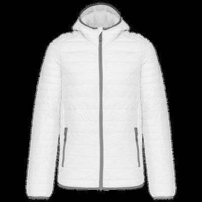 Chaqueta acolchada con capucha White M