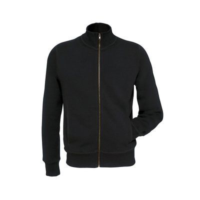 Chaqueta de algodón con cremallera Black M