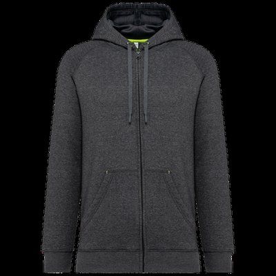 Chaqueta con capucha Unisex Dark Grey Heather XXL