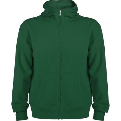 Chaqueta con capucha VERDE BOTELLA 3XL