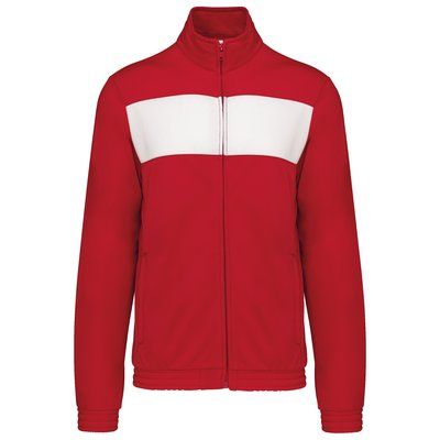 Chaqueta de chándal bicolor Rojo XXL