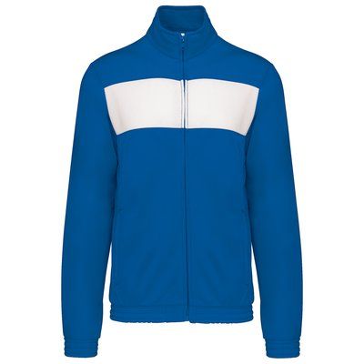 Chaqueta de chándal bicolor Sporty Royal Blue / White XL