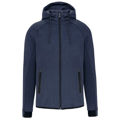 Chaqueta de chándal con capucha Azul M