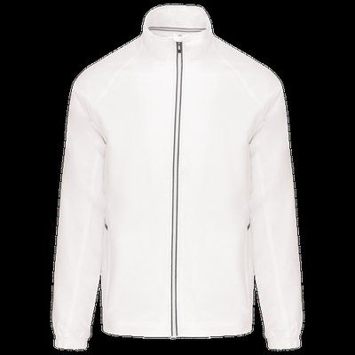 Chaqueta de chándal con cremallera White S