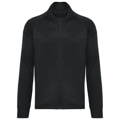 Chaqueta de chándal reciclada unisex Black XS