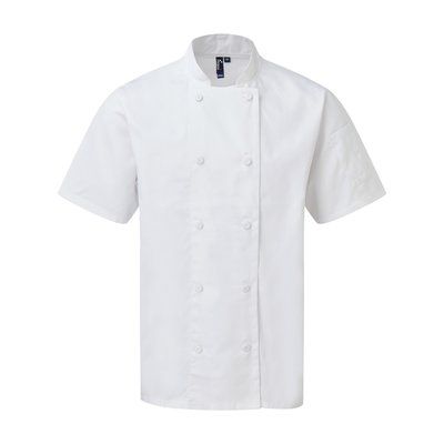 Chaqueta de chef de manga corta White XS