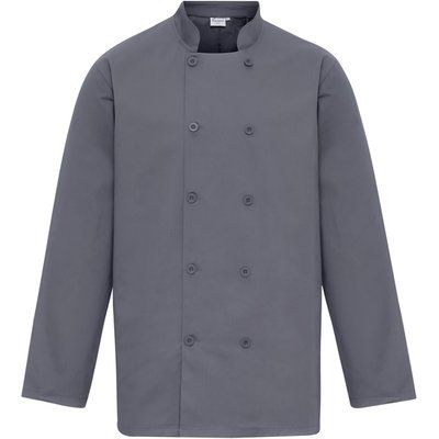 Chaqueta de cocina cierre cruzado Steel XS