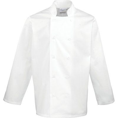 Chaqueta de cocina cierre cruzado White XS