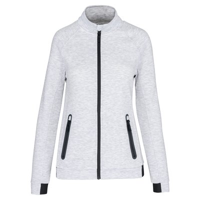 Chaqueta cuello alto mujer Gris S