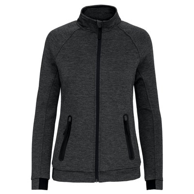 Chaqueta cuello alto mujer Gris S